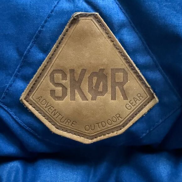VTG Skor Adventure Outdoor Gear Men's M Cobalt Blue Down-Filled Vest - Picture 8 of 10